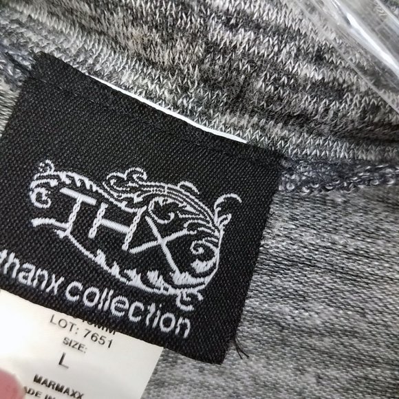 THX Women's Silver Open Front Cardigan Sweater - Picture 9 of 9